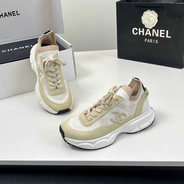 Latest Model Top-Quality! Overseas Edition! Chanel 25Sshuo Wide-Fit Dad Sneakers