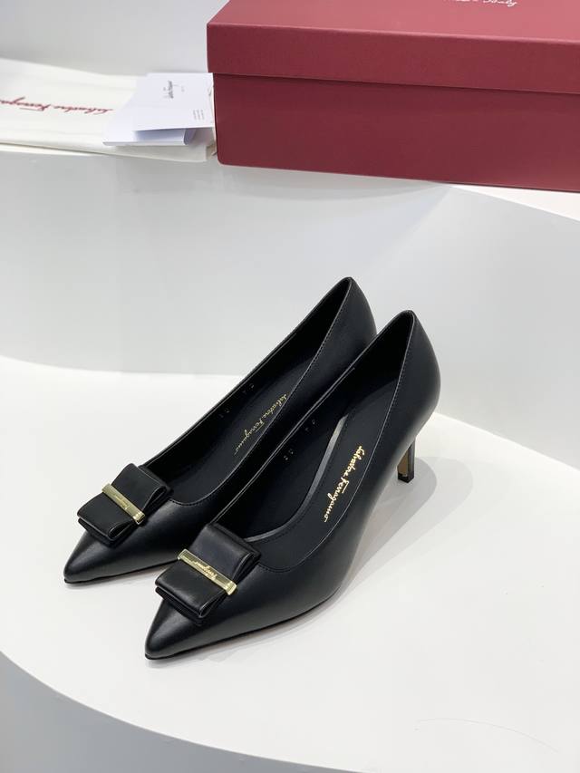 Factory Price In Stock Sf Salvatore Ferragamo New Arrival! Ferragamo Double Bow