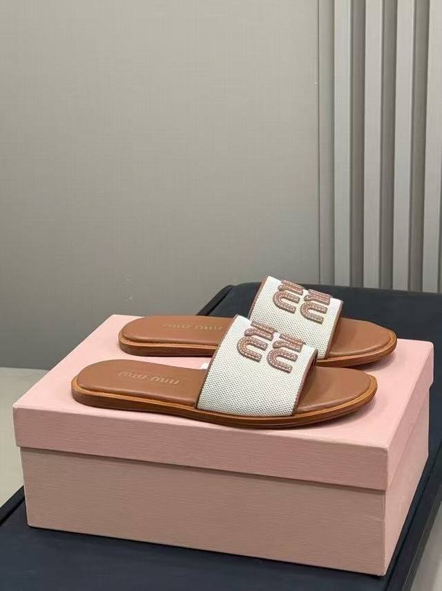 Factory-Made: Genuine Leather Sole Miu Miu 2025 Upgraded Craftsmanship, Classic