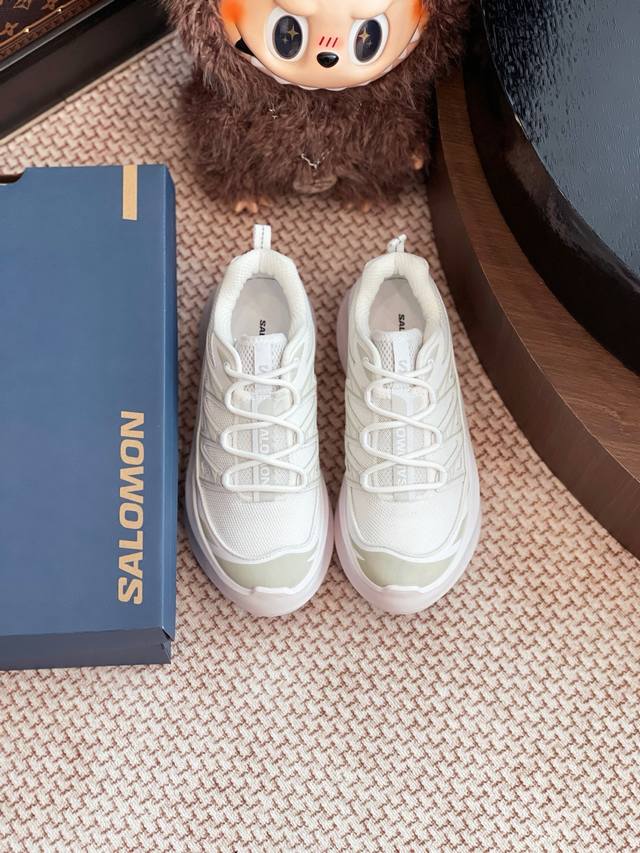 Cdg X Salomon Collaboration Thick-Soled Shoes: Entirely Custom-Made With Premium