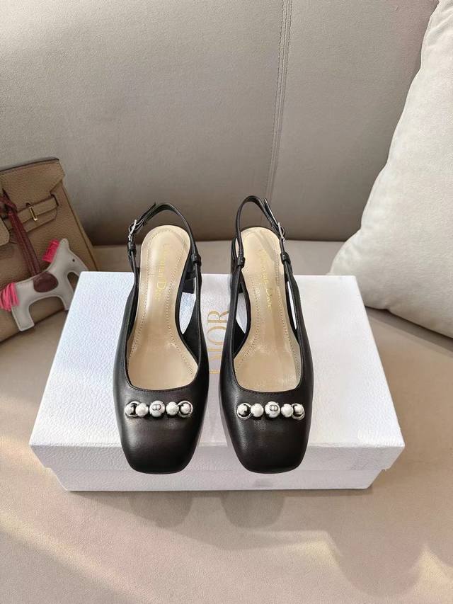 D House 2025 Spring/Summer Dior Miss, Elegant Mary Jane New Arrival, Small Squar
