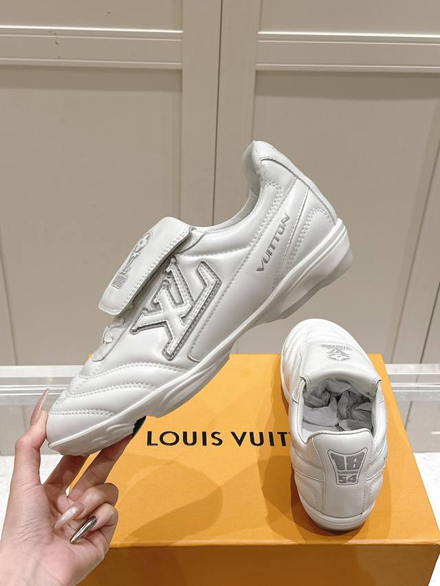 Louis Vuitton Footprint Series Couple's Soccer Sneakers Authentic Purchase And D
