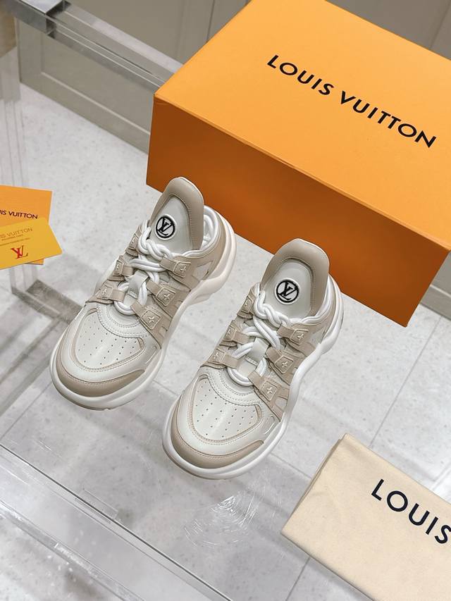 Top-Tier Version: Women's Lv Louis Vuitton Archlight Series Classic Dad Sneakers