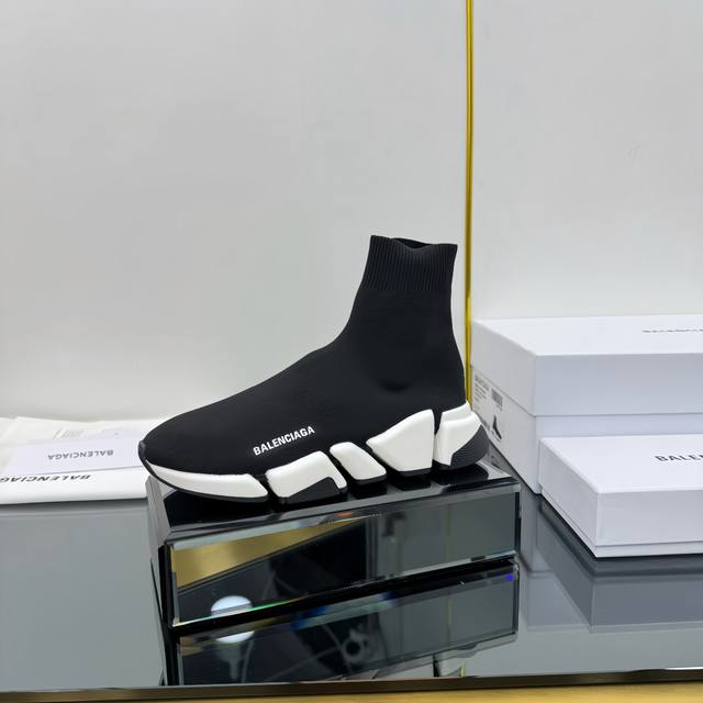 Factory Price. Top-Tier Balenciaga Parisian Wool Knit Boots Upgraded To Speed 2.