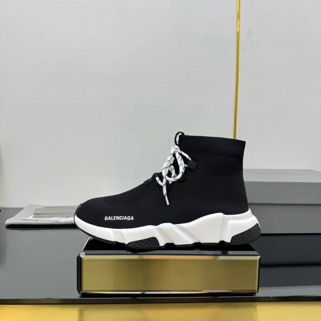 Factory Price Pp Top-Tier Balenciaga Parisian Wool Knit Boots Upgraded Speed 2.0