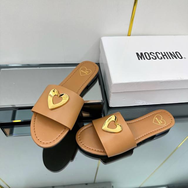 Factory Price Pp Genuine Leather Sole +80 Love Moschino Classic Style Cowhide Le