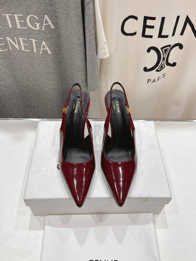 High-End Version, Factory-Direct. Celine 2025 Ss Summer New Arrival Simple Point