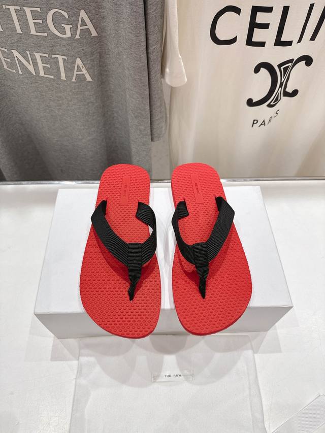 High-End Version Available The Row 2025 Ss Summer New Arrival Thong Sandals 2025
