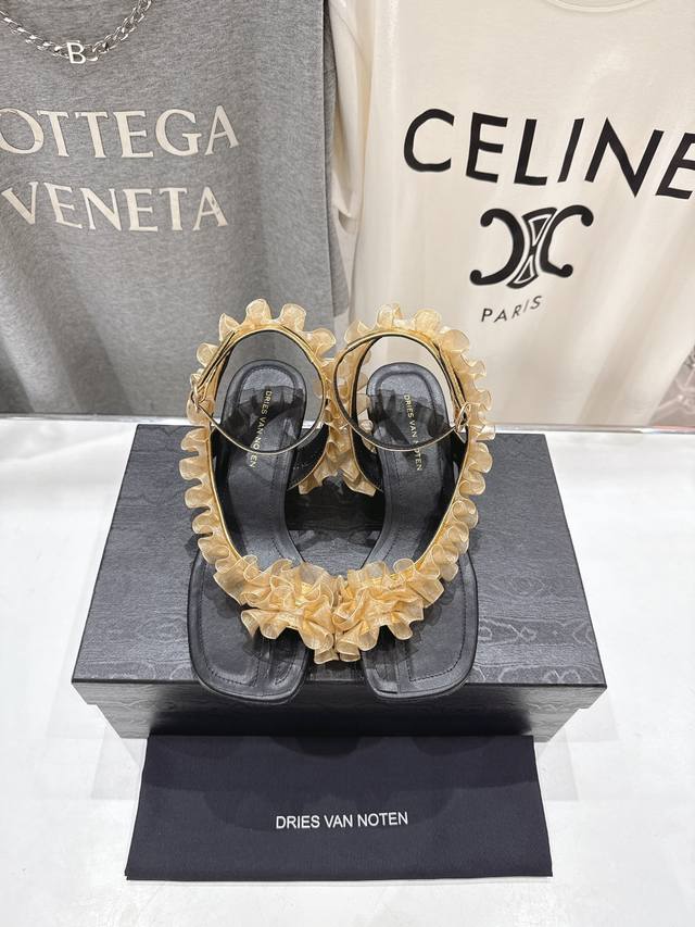 High-Heeled Version Available Dries Van Noten* Niche Fashion Brand 25Ss Spring/S