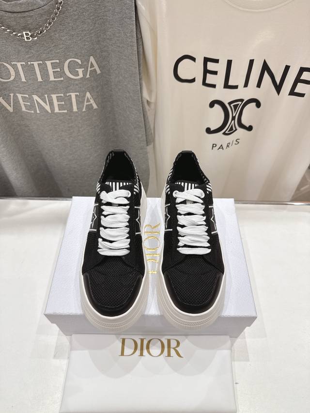 High-End Version Available. Dior* Dior 2025 Ss Lace-Up New-Style Collegiate Casu