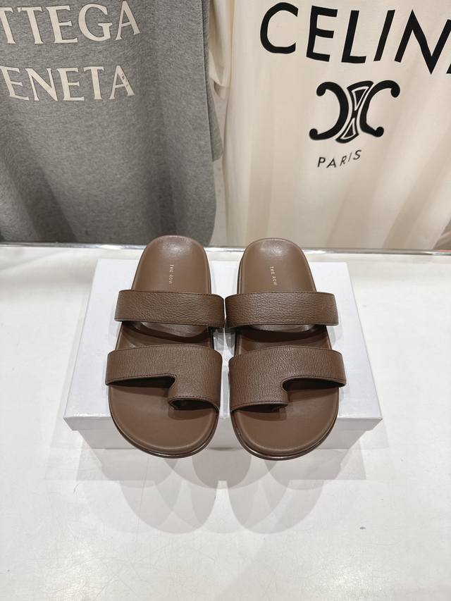 High-End Version Available The Row 2025Ss Spring/Summer Bestseller Flat Thong Sa