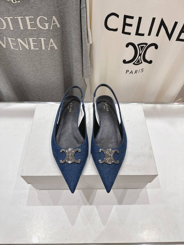 High Version Available Celine 25Ss Early Spring's Most Beautiful Black And Silve