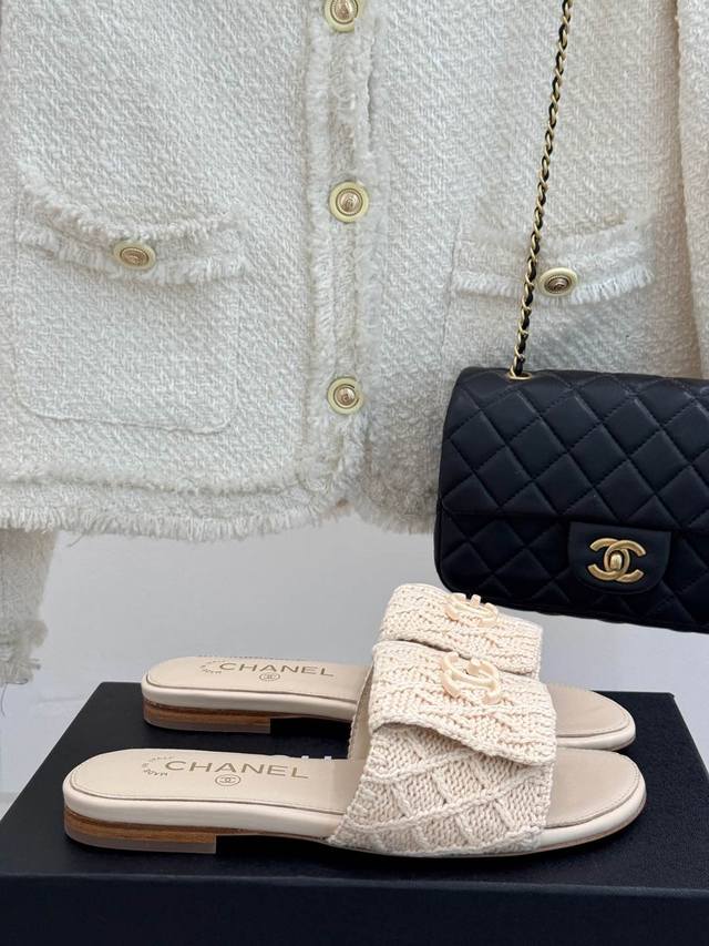 Chane* | Classic Chanel-Style Backpack Buckle Flip-Top Sandals. Classic And Time