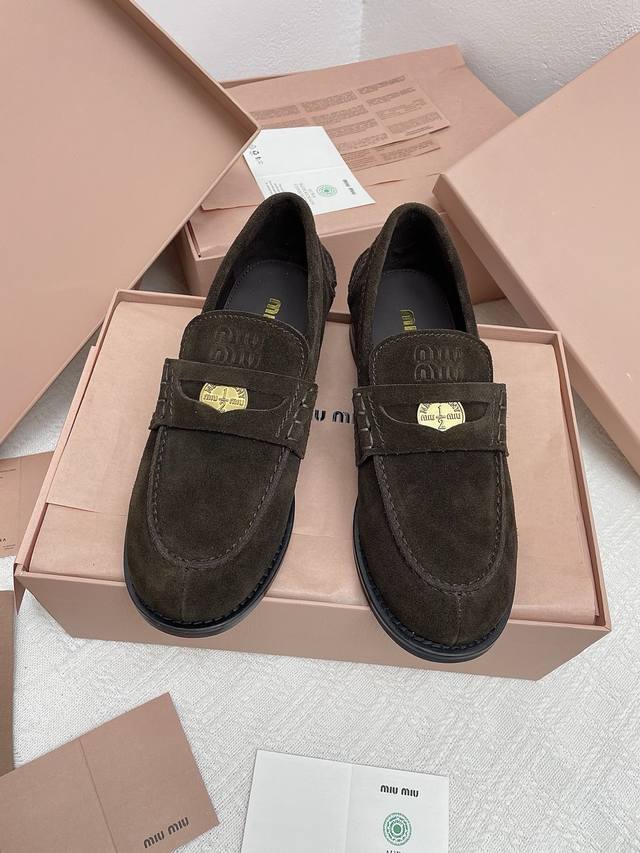 Dongguan Proxy Purchase Level Miu Miu Classic Coin Loafer Miu Miu This Design Is