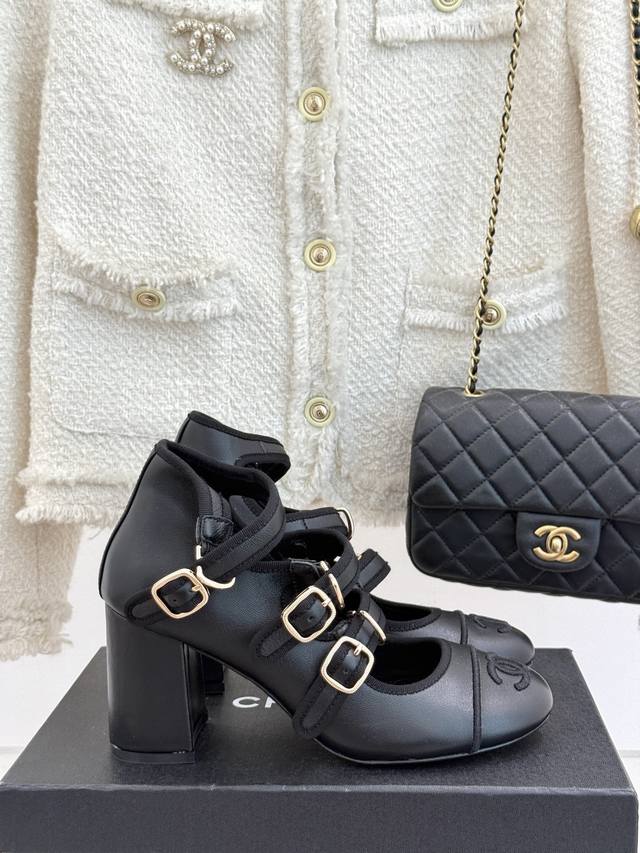 Factory Price Chane* | Chanel Classic Autumn Milan Fashion Show Mary Jane Shoes