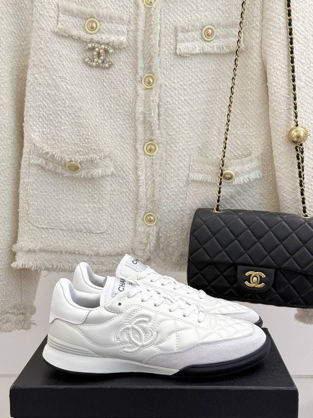 Factory Price Chane* | New Classic 25P Design Diamond-Patterned Retro Casual Sne