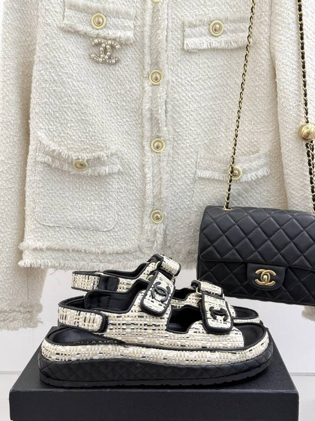 Factory Price Chane* | Classic Chanel Spring/Summer Double C Magic Strap Beach S