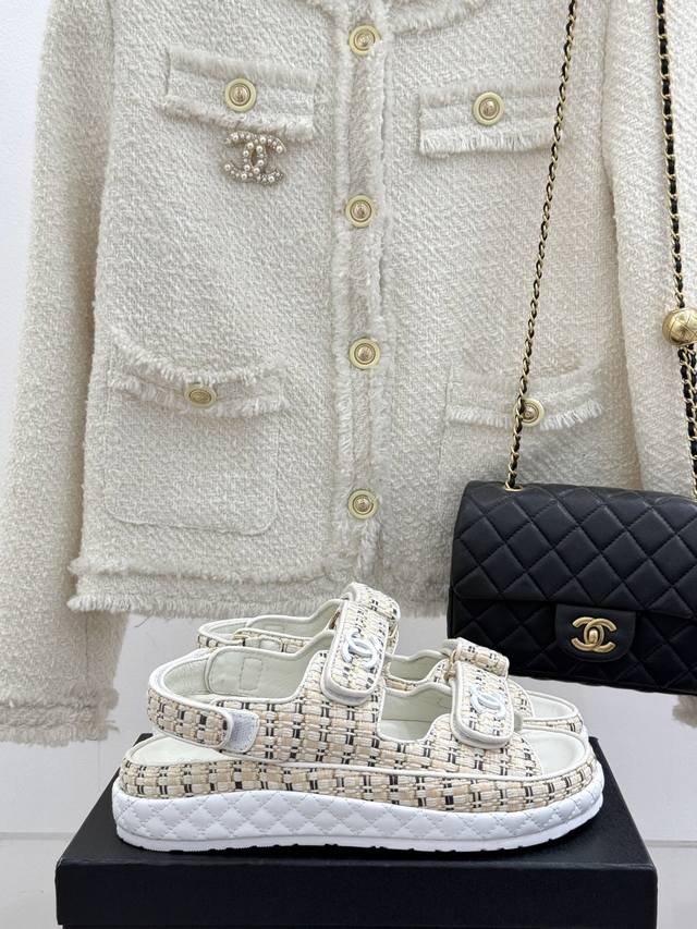 Factory Price Chane* | Classic Chanel Spring/Summer Double C Magic Strap Beach S