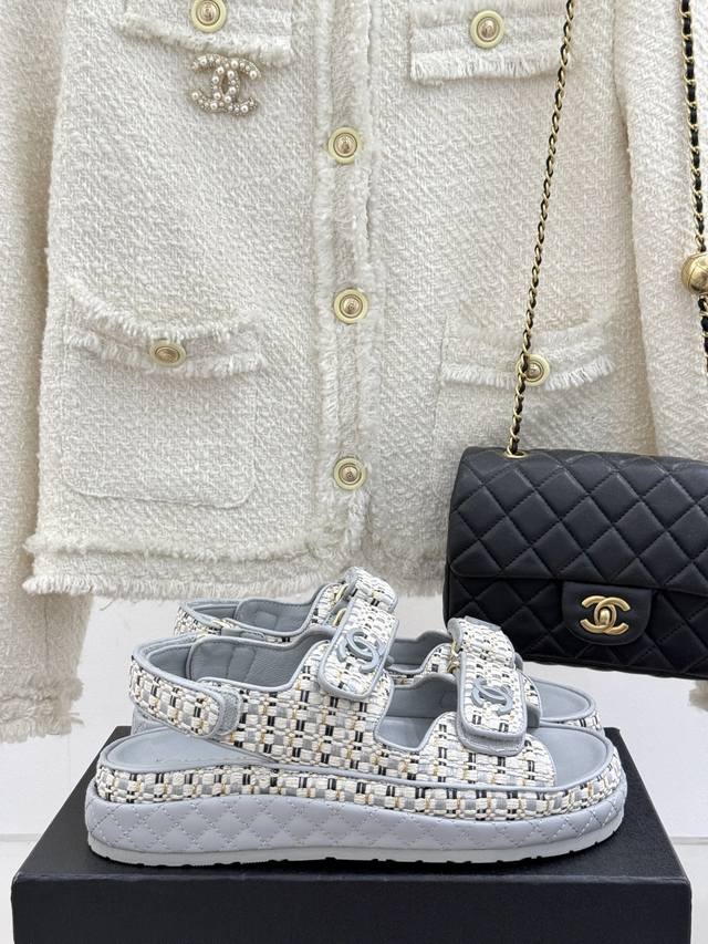 Factory Price Chane* | Classic Chanel Spring/Summer Double C Magic Strap Beach S