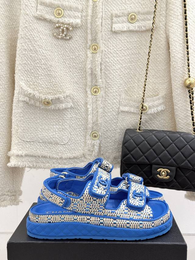 Factory Price Chane* | Classic Chanel Spring/Summer Double C Magic Strap Beach S