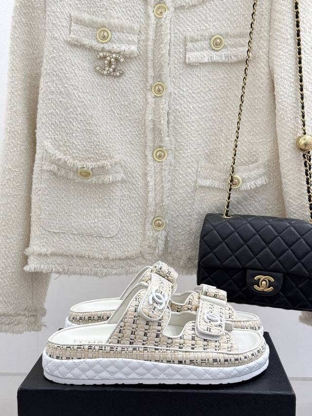 Factory Price Chane* | Classic Chanel Spring/Summer Double C Magic Strap Beach S