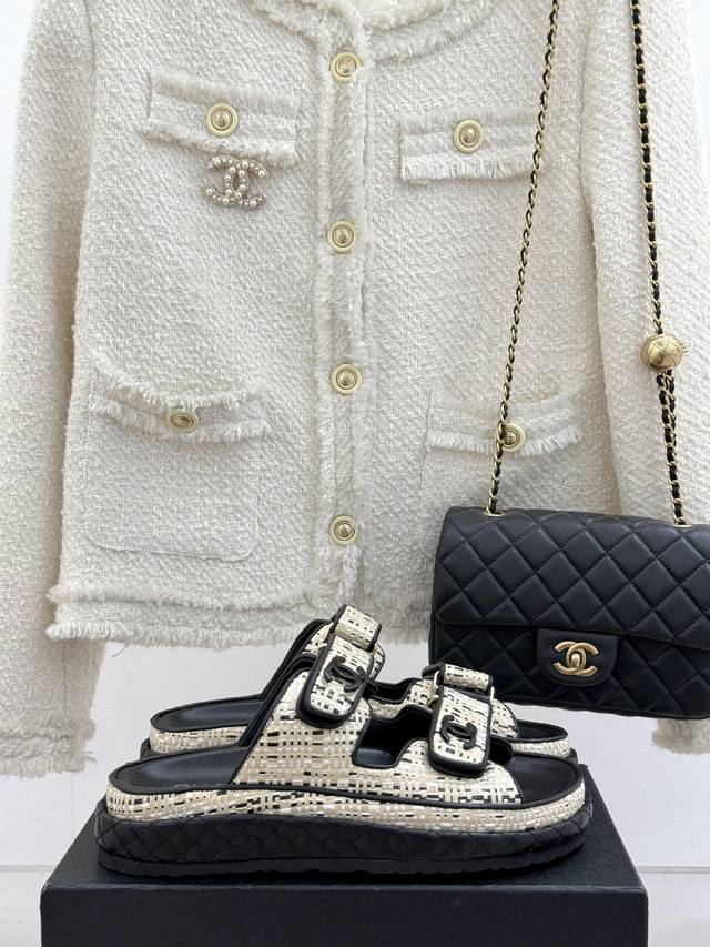 Factory Price Chane* | Classic Chanel Spring/Summer Double C Magic Strap Beach S