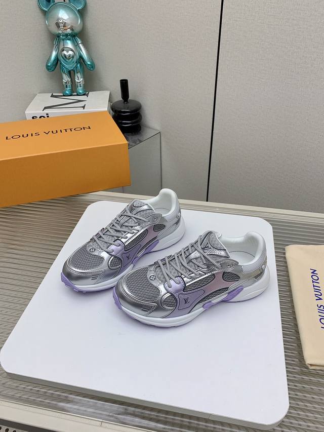 Factory-Direct High-End Version Lv Louis Vuitton L-Brand Runner Tatic Series Thi