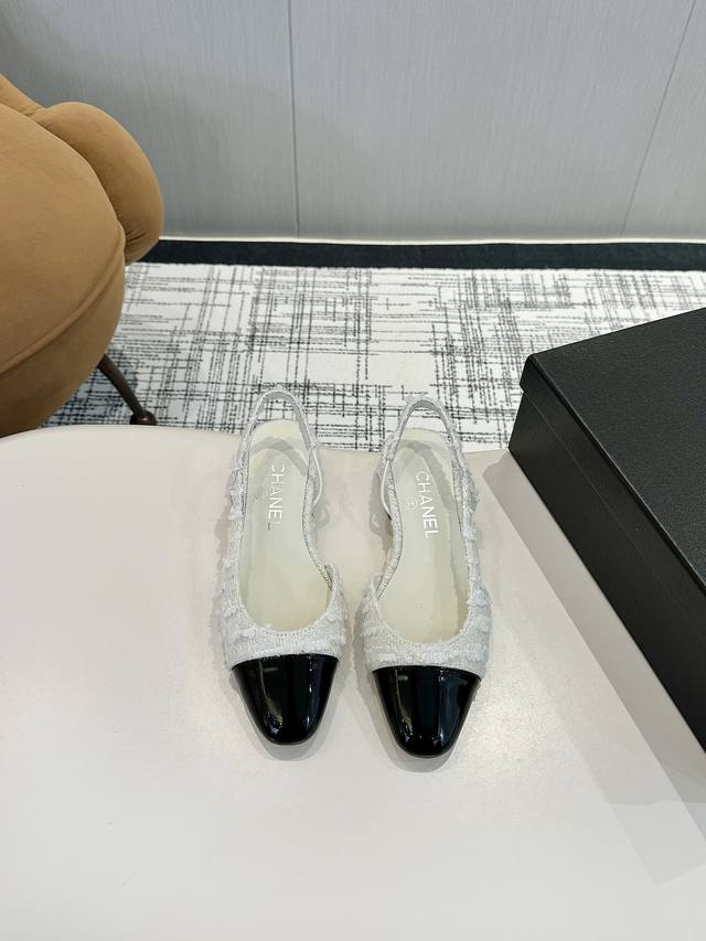 Chanel's Latest Color, Factory Price, Genuine Leather Sole, Top-Tier Quality! Ch