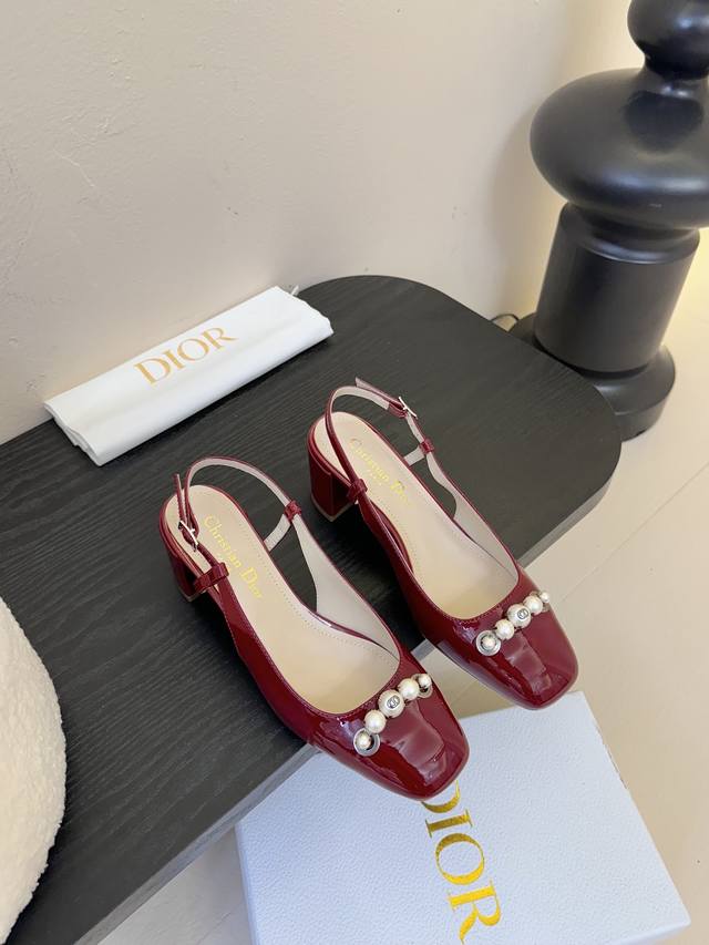 Dior Classic Diamond-Patterned Mary Jane Shoes The Hottest Diamond-Patterned Ser