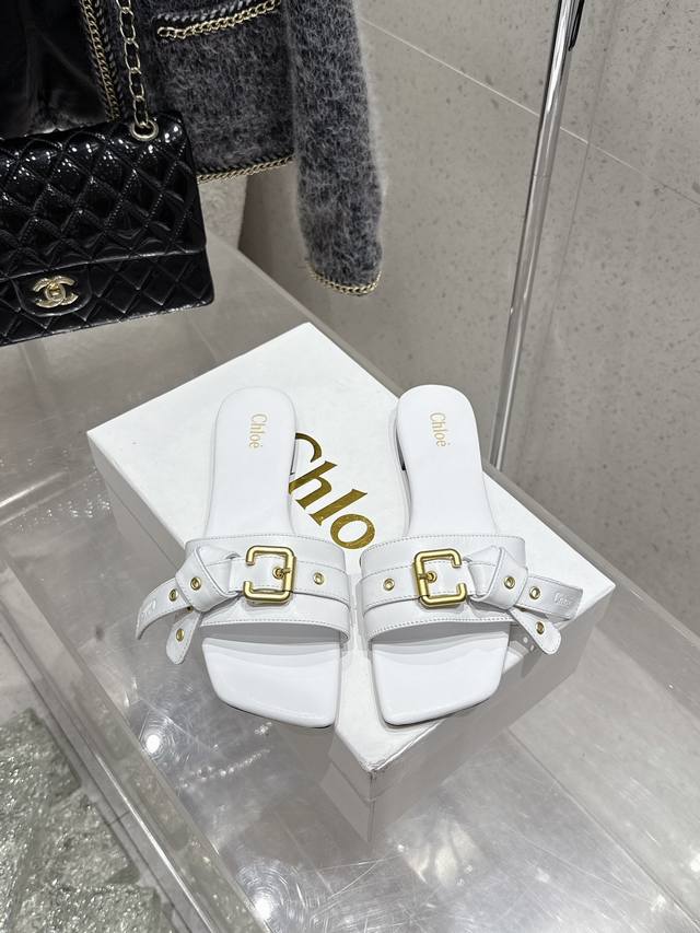 Chloe Chloe 2025 Spring/Summer New Arrival: Exquisitely Beautiful Bow-Tied Squar