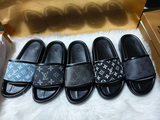 New Arrival~Louis Vuitton Spring New Arrival Flip-Flops, Original Molded Sole, S
