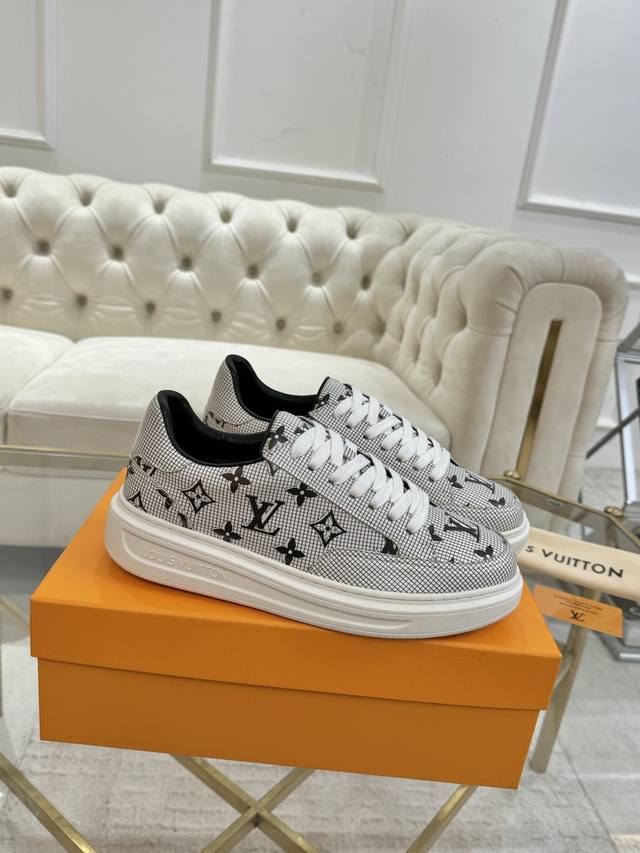 Lv Officiallatest Style Height-Increasing Sports Shoes, Upper: Imported Top-Grai