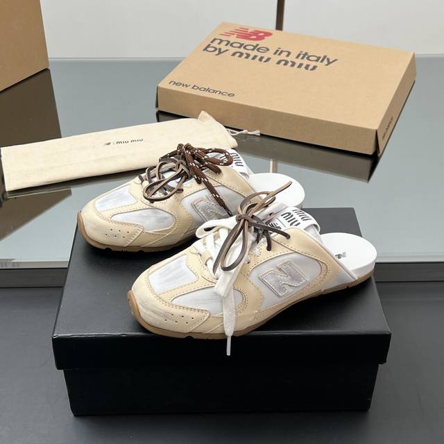 Top-Tier Version For Women; Men's Size 50. Miu Miu X New Balance Nb530 Distresse