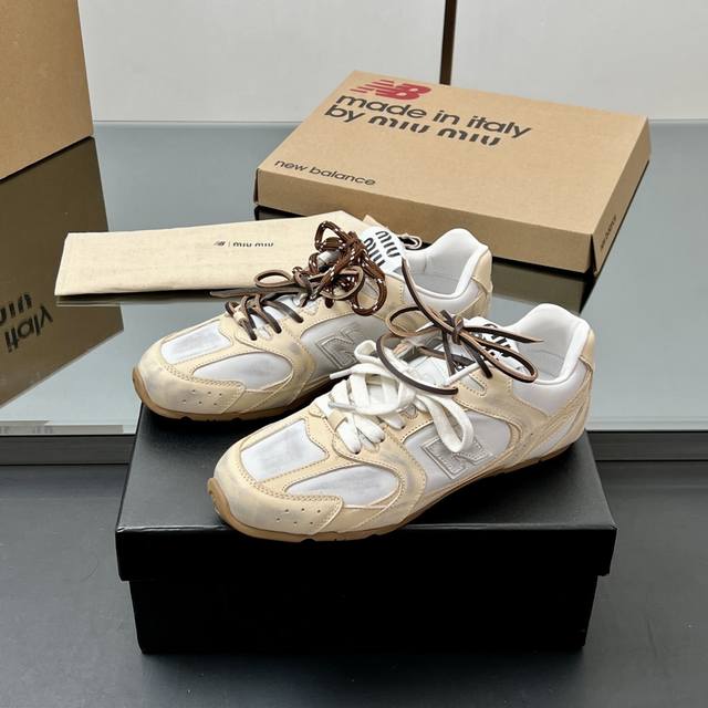 Top-Tier Version For Women; Men's Size 50 Miu Miu X New Balance Nb530 Distressed