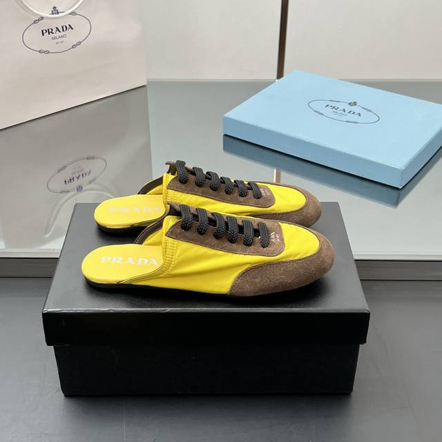 Factory Price High Quality!! Prada New Collapse Recycled Nylon And Suede Leather