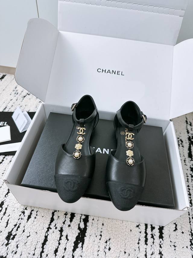 Authentic Factory-Direct Little Chanel 25 A Spring/Summer Mary Jane Pointed-Toe