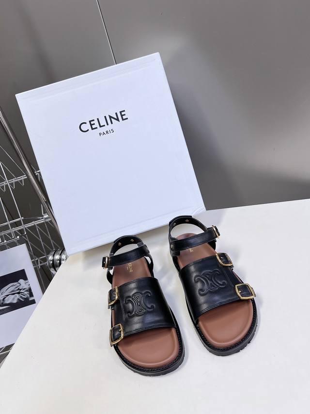 Celine Spring Classic Latest Bestseller Beach Sandals, Perfect For Summer With S