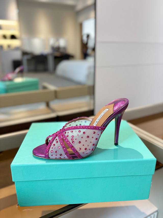 Price P: Aquazzura Pineapple 2025 Spring/Summer New Arrival High-Heel Sandals. S