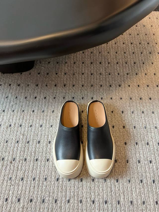 Marni 25 New Thick-Soled Half-Slip-On Shoes Is Truly Amazing!Another Half-Slip S