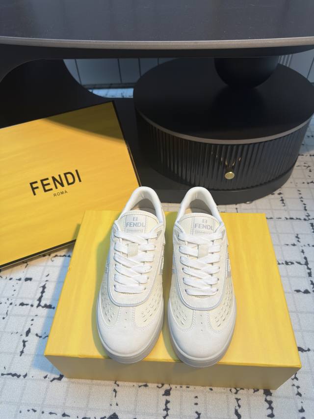 Fendi Series Couple's Matching Sports Sneakers Retro Classic Design ~ Fashionabl