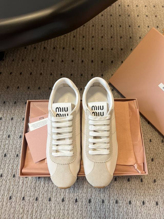 Top-Tier Version Miu Miu 25Ss Training Shoes Comfortable For Long Walks, Stylish