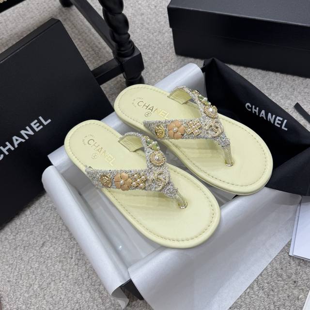 Bestseller Chanel* | Mini Chanel 25Ss Spring/Summer Chanel-Style Toe-Post Sandal