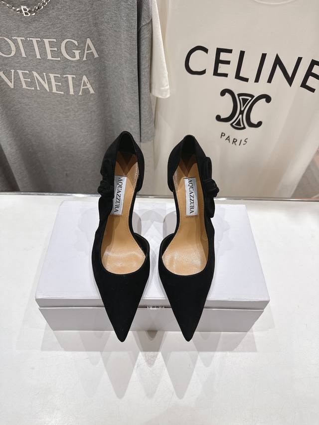 High-End Version, Factory-Direct Aquazzura ~ Pineapple 25Ss Brand-New Pointed-To