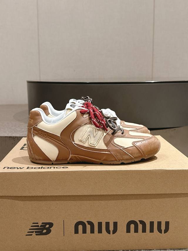 Half-Slip P Full-Side Super Popular Super Exclusive Miu Miu + New Balance Collab