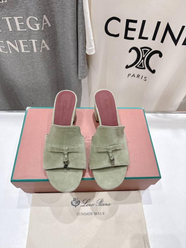 High-End Version, High Heels Loro Piana* Lp Nuoyou Pianyaya 2025Ss Spring/Summer