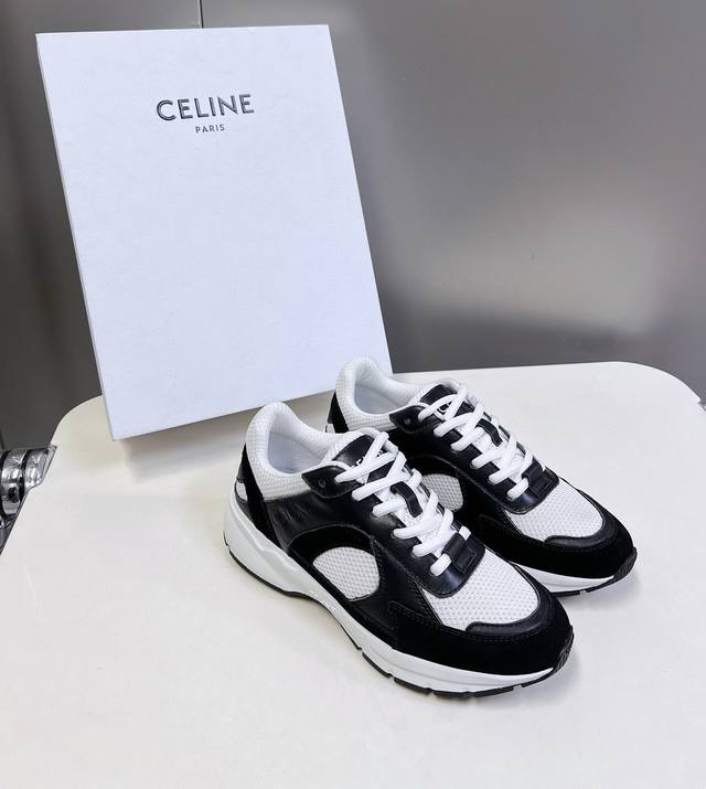 Celine Spring/Summer Runway Collection Runner Cr-03 Sneakers. The Tongue And Hee