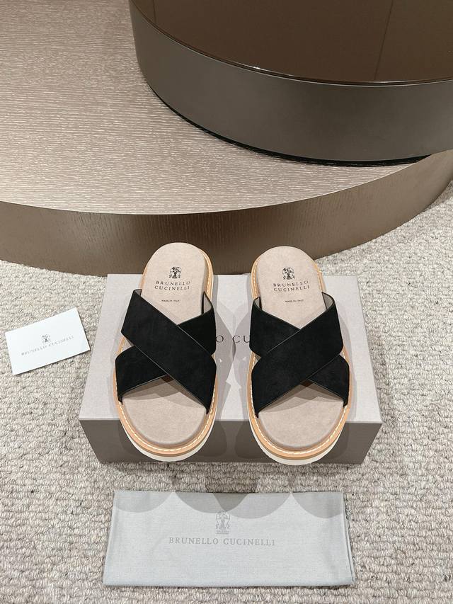 Factory-Made P. New Arrival Brunello Cucinelli Bc Men's Casual Summer Sandals!Th
