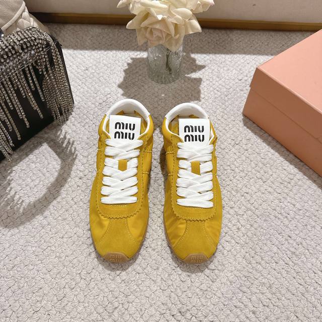 Factory-Direct, Miumiu 2025 Early Spring Runway New Arrival Agend Training Shoes