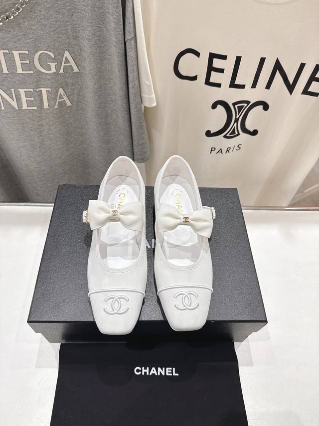 High-End Version Available. Chanel* 2025 Latest Mary Jane Flats, Authentic Store