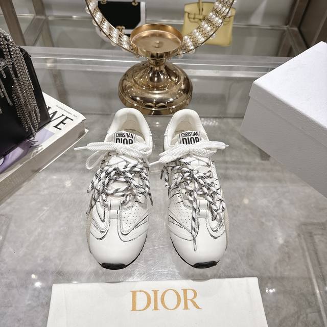 Factory Price P Dior 2025 Spring/Summer Runway New Arrival D-Sketch Graffiti Spo